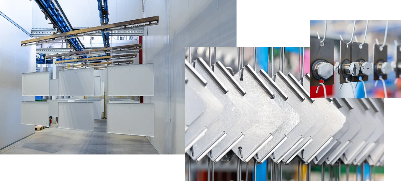 Industrial powder coating for sheet metal and metals