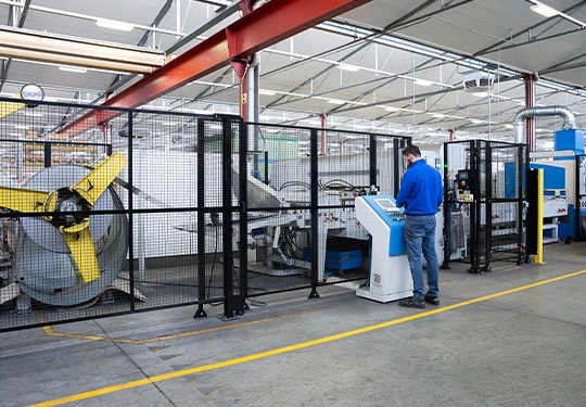 Combined coil punching