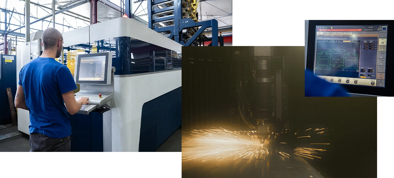 Taglio laser lamiere metalliche di precisione